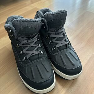 Weatherproof Men's Slope Lace-Up Sneaker Boots Gray